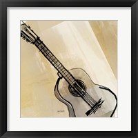 Guitar Neutral Framed Print