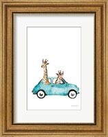 Giraffe Joy Ride III No Balloons Fine Art Print