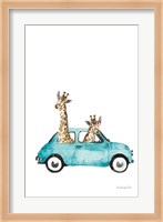 Giraffe Joy Ride III No Balloons Fine Art Print