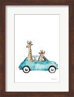 Giraffe Joy Ride III No Balloons Fine Art Print