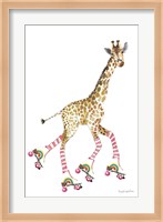 Giraffe Joy Ride II No Balloons Fine Art Print