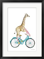Giraffe Joy Ride I No Balloons Fine Art Print