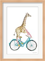Giraffe Joy Ride I No Balloons Fine Art Print