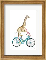 Giraffe Joy Ride I No Balloons Fine Art Print