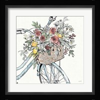 Farmhouse Flea Market Bike I Framed Print