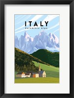 Italian Alps Framed Print