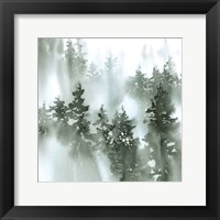Misty Forest I Green Fine Art Print