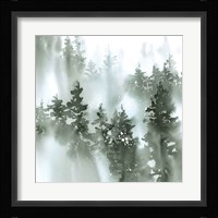 Misty Forest I Green Fine Art Print