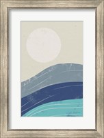 Desert Sunrise I Blue Fine Art Print