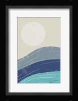 Desert Sunrise I Blue Fine Art Print