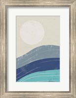 Desert Sunrise I Blue Fine Art Print