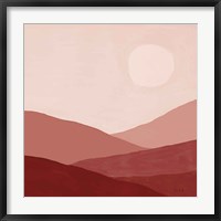 Warm Desert Landscape I Fine Art Print