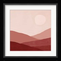 Warm Desert Landscape I Fine Art Print
