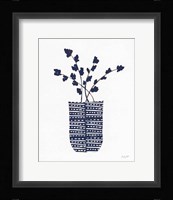 Shadow Vessel I Navy Framed Print