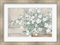 White Bouquet Neutral Fine Art Print