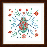 Folk Beetle II Fine Art Print