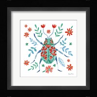 Folk Beetle II Framed Print