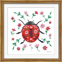 Folk Beetle I Fine Art Print