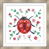 Folk Beetle I Fine Art Print