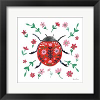 Folk Beetle I Framed Print