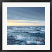 Lake Superior Waves Navy Crop Fine Art Print