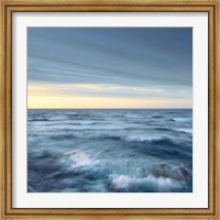 Lake Superior Waves Navy Crop Fine Art Print