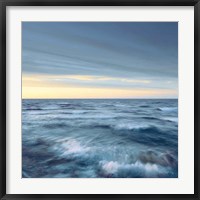 Lake Superior Waves Navy Crop Fine Art Print