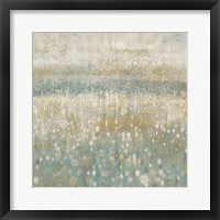 Rain Abstract I Neutral Framed Print