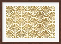 Winged Study Pattern VIII Gold Crop Fine Art Print