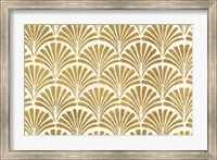 Winged Study Pattern VIII Gold Crop Fine Art Print