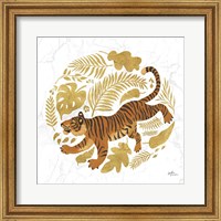 Big Cat Beauty VII Gold Fine Art Print