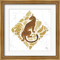Big Cat Beauty VI Gold Fine Art Print