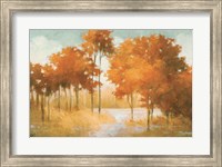 Autumn Lake Orange Fine Art Print