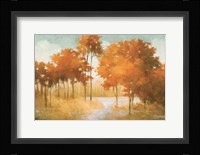 Autumn Lake Orange Fine Art Print