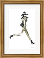 Out On the Town I Olive Fine Art Print