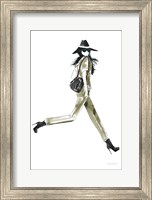 Out On the Town I Olive Fine Art Print