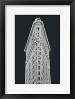 Flatiron Building on Black Fine Art Print