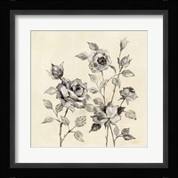 Spring Graphic Floral Framed Print