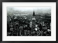 Manhattan at Night Rich Black Fine Art Print