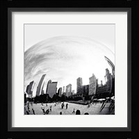 The Bean Chicago Bold Sq Framed Print