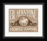 Horse Signs IV Neutral Fine Art Print