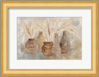 Grasses and Baskets Dark Fine Art Print