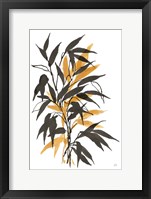 Amber Long Leaf I Framed Print