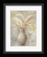 Vase of Grasses I Framed Print