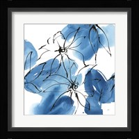 Indigo Neutrals I Framed Print