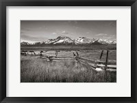 Stanley Basin Fence Framed Print