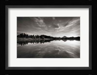 Oxbow Bend sunset Grand Teton National Park Framed Print