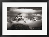 Grand Teton Clouds Framed Print
