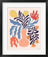 Mid Mod Floral I Framed Print