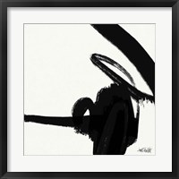 Black and White Abstract II Framed Print